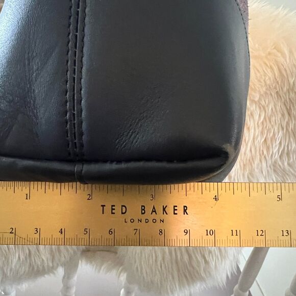 Rag & Bone Walker Convertible Gray Suede & Black Red Leather Tote - Picture 13 of 15